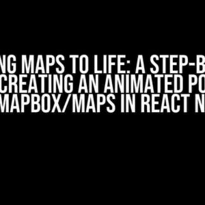 Bringing Maps to Life: A Step-by-Step Guide to Creating an Animated Polyline in @rnmapbox/maps in React Native
