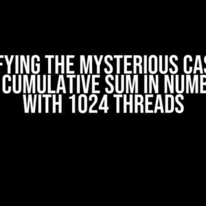 Demystifying the Mysterious Case of the Wrong Cumulative Sum in Numba CUDA with 1024 Threads