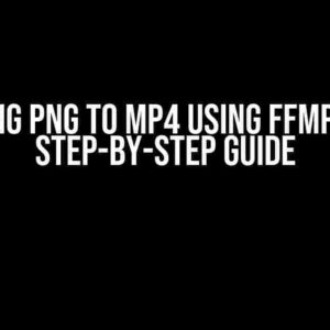 Encoding PNG to MP4 using FFMPEG.js: A Step-by-Step Guide