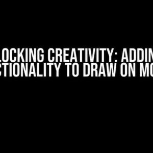 Unlocking Creativity: Adding a Functionality to Draw on Mobile