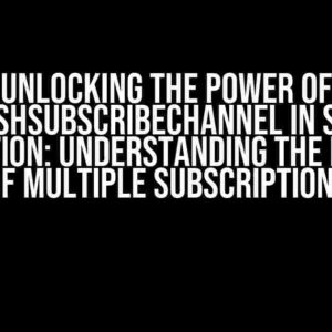 Unlocking the Power of publishSubscribeChannel in Spring Integration: Understanding the Behavior of Multiple Subscriptions