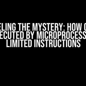 Unraveling the Mystery: How OS Code Gets Executed by Microprocessor with Limited Instructions